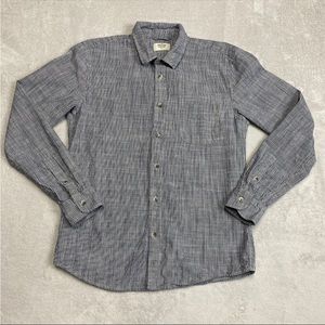Marine Layer Button Down Cotton Shirt Mens Small Striped